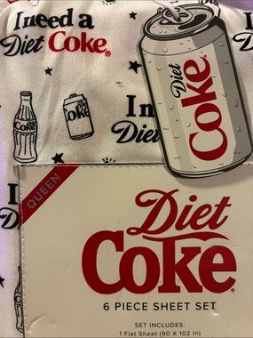 Diet Coke 6-Piece Sheet Set